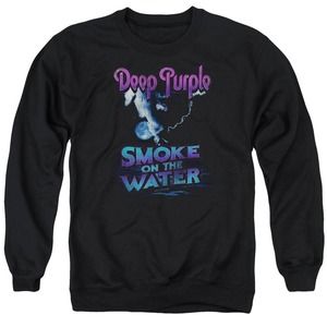 Deep Purple Smokey Water Crewneck Sweatshirt Rock Music Band